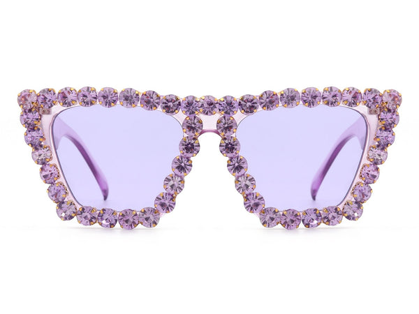 Rhinestone Retro Cat Eye Fashion Sunglasses